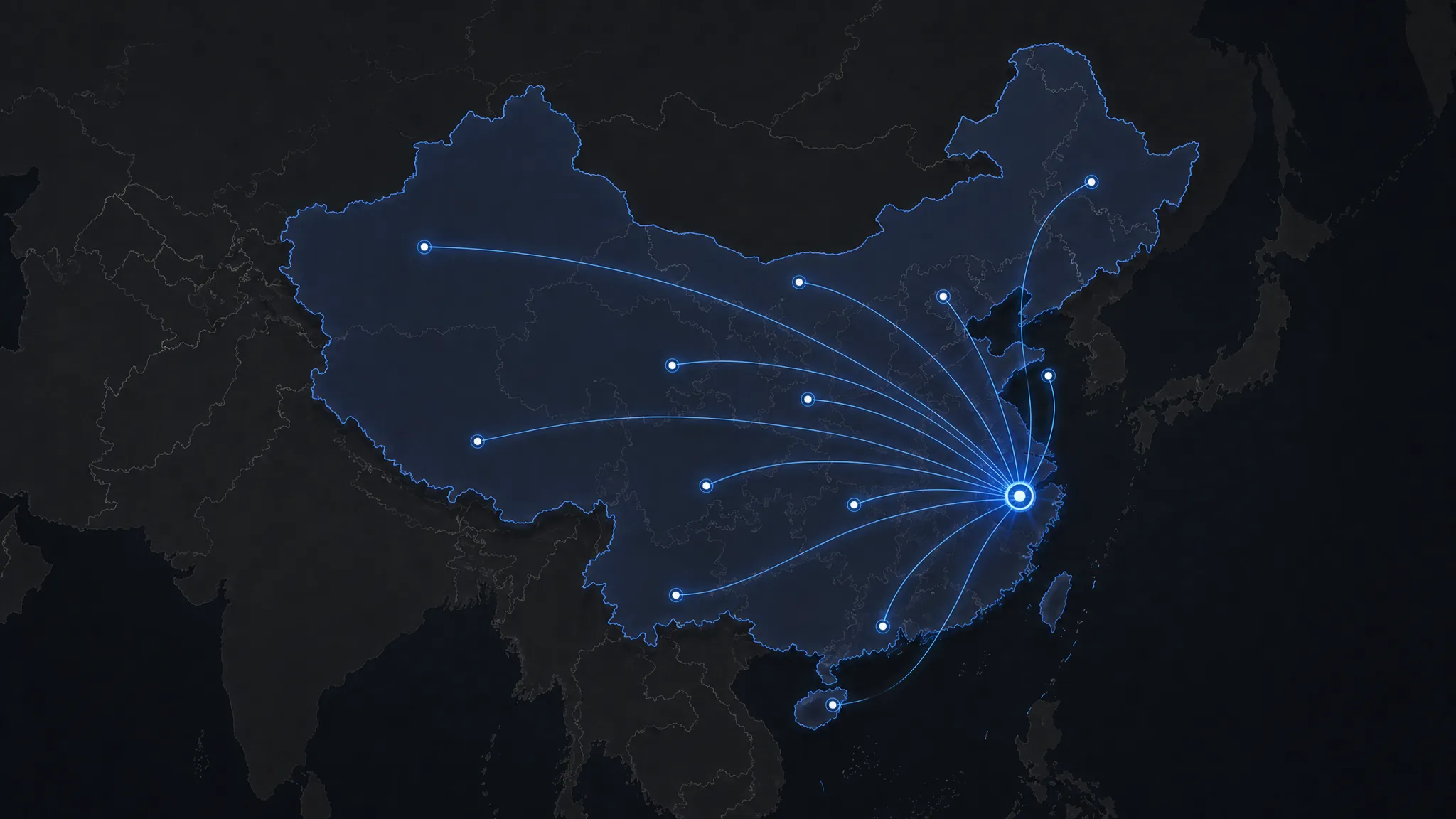 德玛仕全国业务布局与服务网络示意图